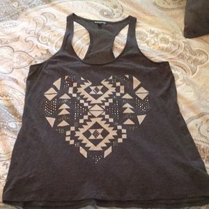 Express sequined tank top Medium